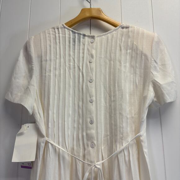 VTG Positive Attitude Women Boho Chic Cottage Trad Wife Dress Size 12P Homestead - Picture 7 of 9